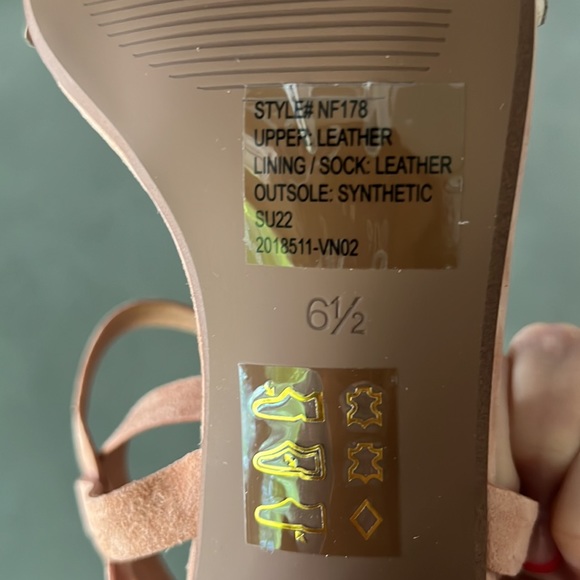 Madewell Loli Ankle-Strap Suede Heeled Sandals in Ground Clay Women’s size 6.5 - Picture 11 of 12